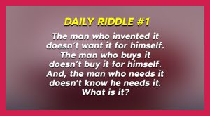 daily riddle 1