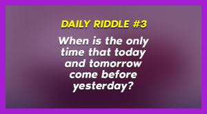 daily riddle 3